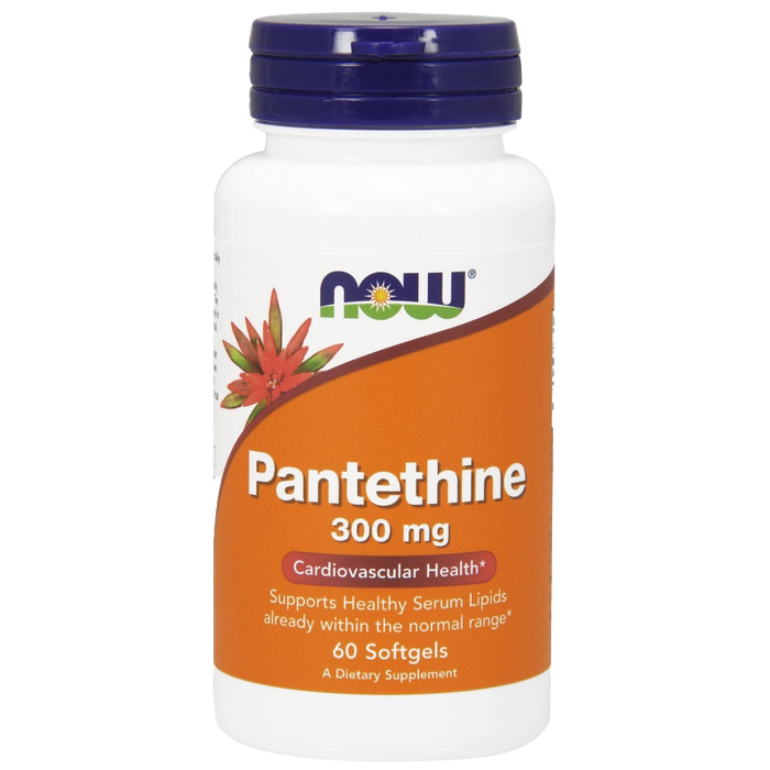 NOW Foods Pantethine, 300mg - 60 softgels