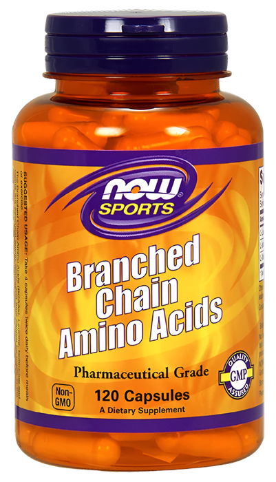 NOW Foods BCAA - Branched Chain Amino Acids - 120 caps