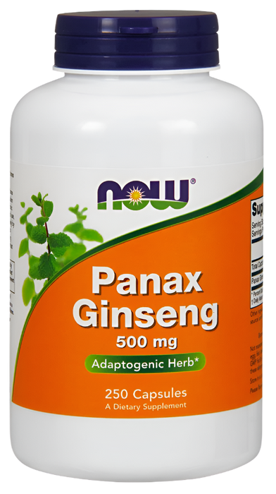 NOW Foods Panax Ginseng, 500mg - 250 caps