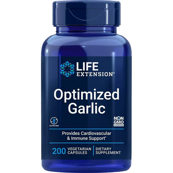 Life Extension Optimized Garlic - 200 vcaps