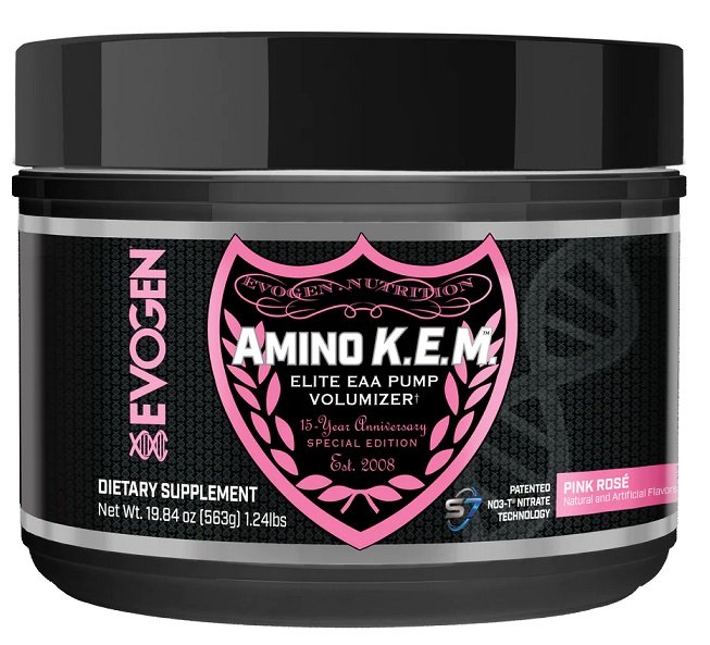 Evogen Amino K.E.M. EAA Pink Rose 563g - Amino Acids and BCAAs at MySupplementShop by Evogen