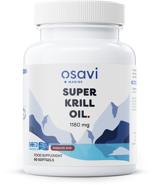 Osavi Super Krill Oil, 1180mg - 60 softgels - Health and Wellbeing at MySupplementShop by Osavi