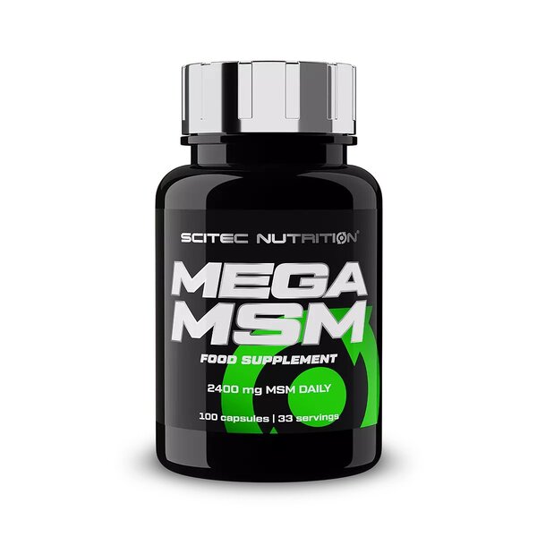 SciTec Mega MSM - 100 caps: Joint Health, Sulfur Support - Joint Support at MySupplementShop by SciTec