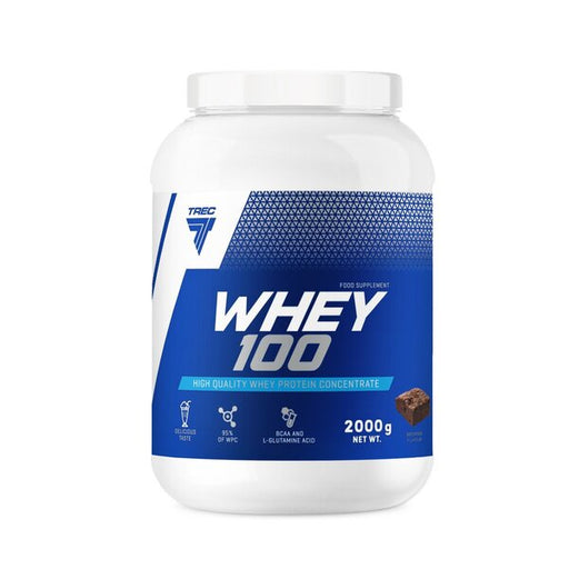 Trec Nutrition Whey 100 (Tub), Cookies 2000g - Protein at MySupplementShop by Trec Nutrition