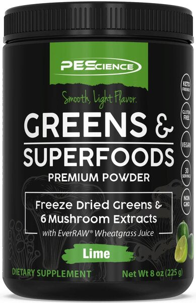 PEScience Greens & Superfoods, Lime - 225g - Sports Supplements at MySupplementShop by PEScience