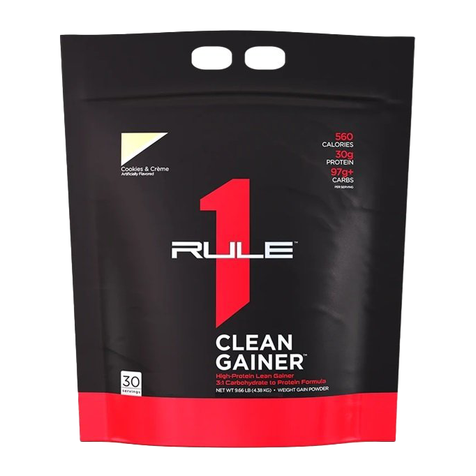 Rule One R1 Clean Gainer, Cookies & Creme - 4380g