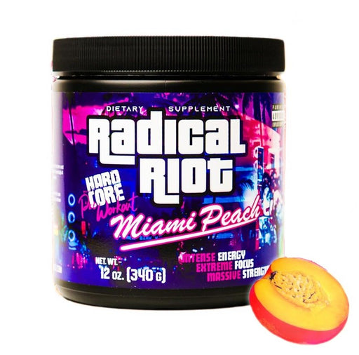 Radical Riot Radical Riot, Miami Peach - 340g - Sports Supplements at MySupplementShop by Radical Riot