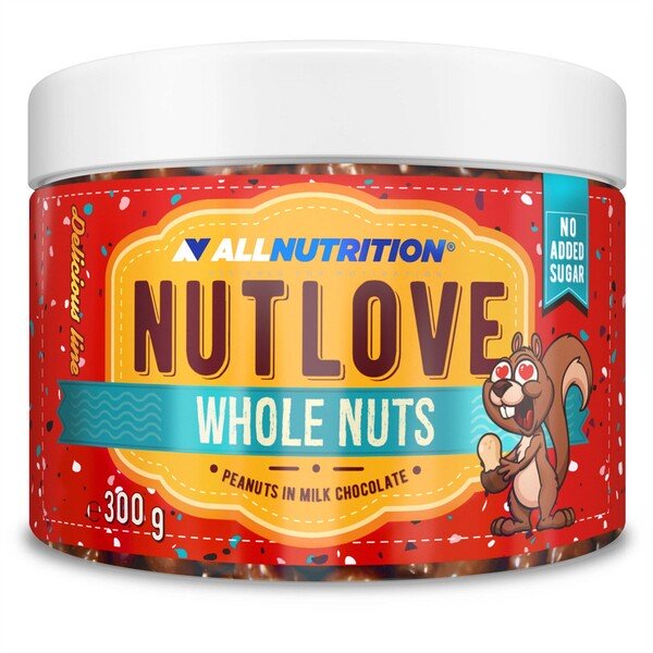 Allnutrition Nutlove Whole Nuts - 300g - Chocolate Covered Nuts at MySupplementShop by Allnutrition