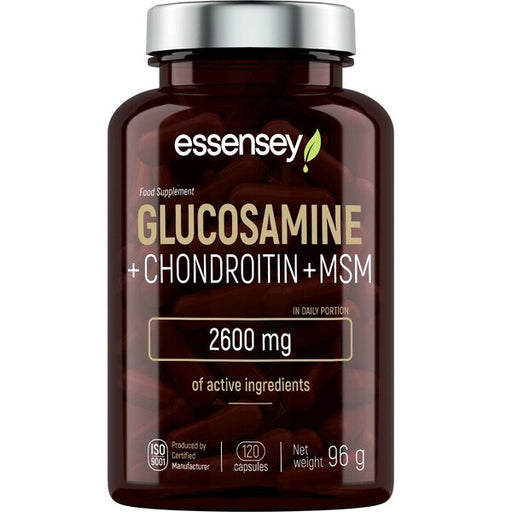 Glucosamine + Chondroitin + MSM - 120 caps - Default Title - Joint Support at MySupplementShop by Essensey