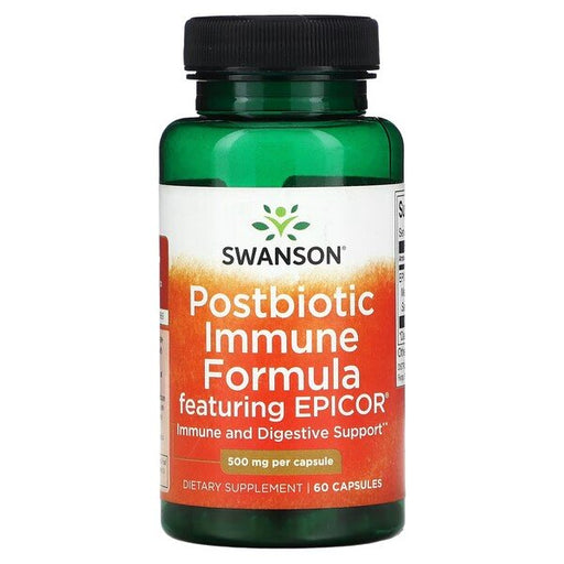 Swanson Postbiotic Immune Formula featuring EPICOR - 60 caps - Default Title - Sports Nutrition at MySupplementShop by Swanson