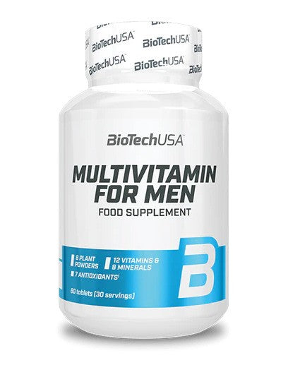 BioTechUSA Multivitamin for Men - 60 tablets (EAN 5999076257614) - Vitamins & Supplements at MySupplementShop by BioTechUSA