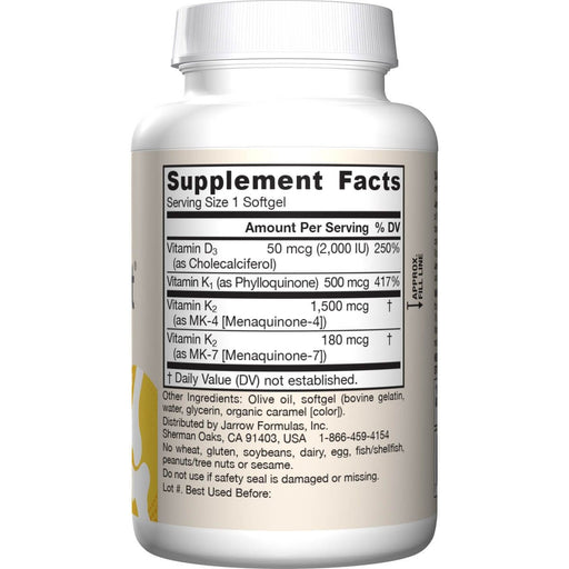 Jarrow Formulas K-Right 60 Softgels - Vitamins & Minerals at MySupplementShop by Jarrow Formulas