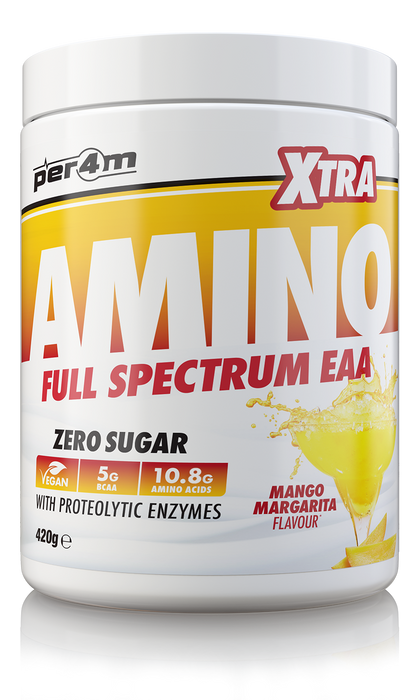 Per4m Amino Xtra 420g - Mango Margarita - Amino Acids and BCAAs at MySupplementShop by PER4M Nutrition