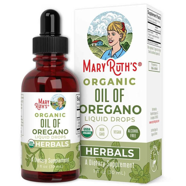 MaryRuth Organics Organic Oil of Oregano Liquid Drops  30 ml. - Health and Wellbeing at MySupplementShop by MaryRuth Organics