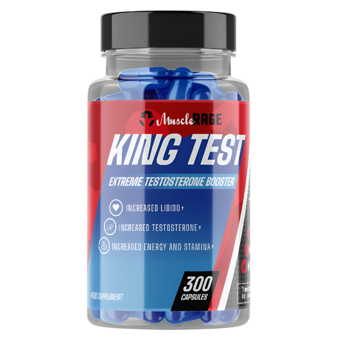 Muscle Rage KING TEST – Testosterone Booster 300 Capsules