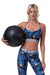 Nebbia Earth Powered Sports Bra 565 - Oean Blue - Sports Bra at MySupplementShop by Nebbia