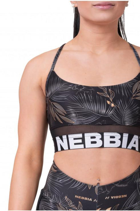 Nebbia Earth Powered Sports Bra 565 - Volcanic Black - XS - Sports Bra at MySupplementShop by Nebbia