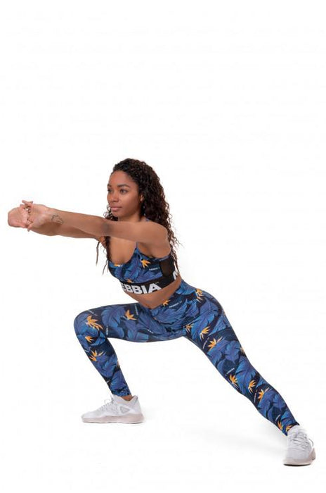 Nebbia High-Waist Ocean Power leggings 561 - Oean Blue - Leggings at MySupplementShop by Nebbia