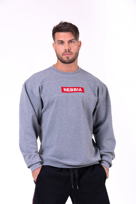 Nebbia Red Label Sweatshirt 148 - Grey - Sweatshirt at MySupplementShop by Nebbia