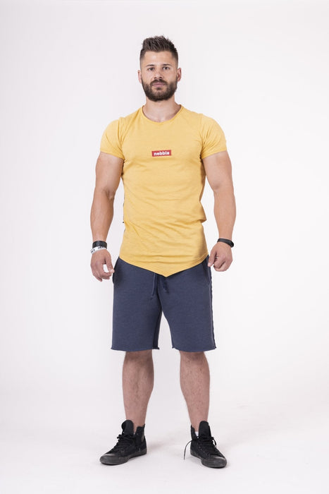 Nebbia Red Label V-Typical T-Shirt 142 - Mustard - T-Shirt at MySupplementShop by Nebbia