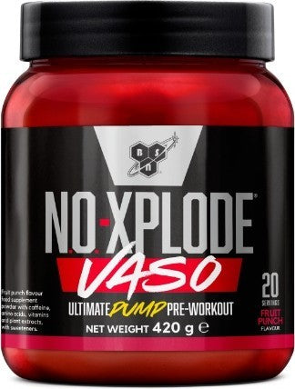 BSN N.O-Xplode VASO 420g - Fruit Punch - Sports Nutrition at MySupplementShop by BSN