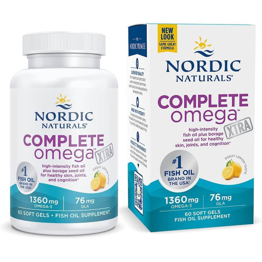 Nordic Naturals Complete Omega 3,6,9 Xtra 60 Softgels (Lemon) - Omegas, EFAs, CLA, Oils at MySupplementShop by Nordic Naturals