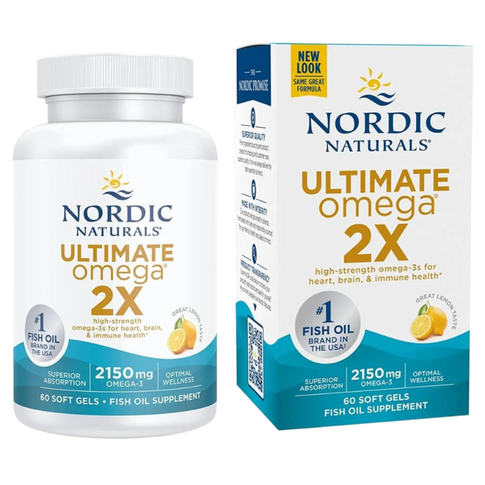 Nordic Naturals Ultimate Omega 2X 2150mg 60 Softgels (Lemon)