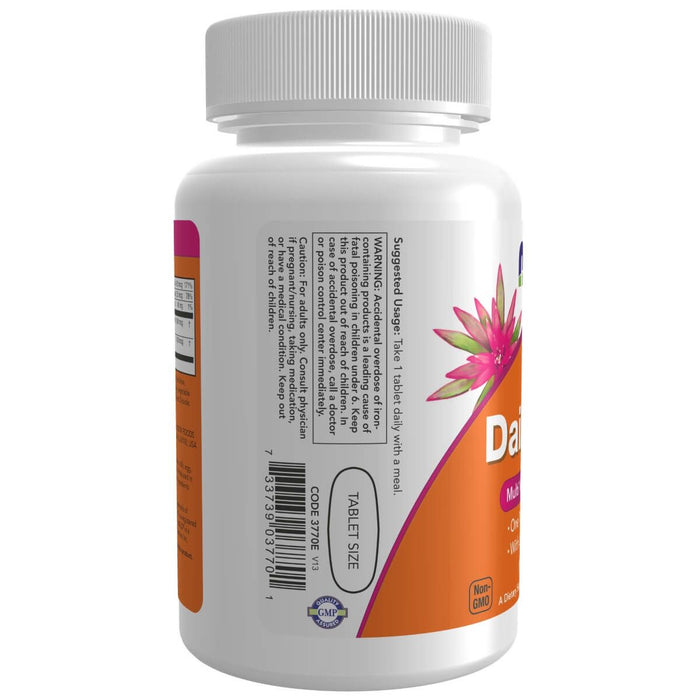 NOW Foods Daily Vits 100 Tablets - Vitamins & Minerals at MySupplementShop by NOW Foods