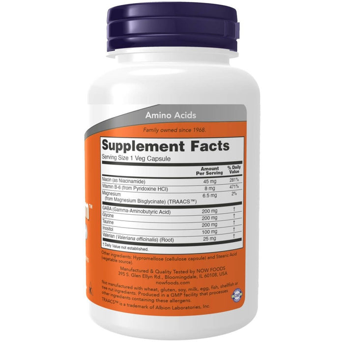 NOW Foods True Calm 90 Veg Capsules - Mental Wellbeing at MySupplementShop by NOW Foods