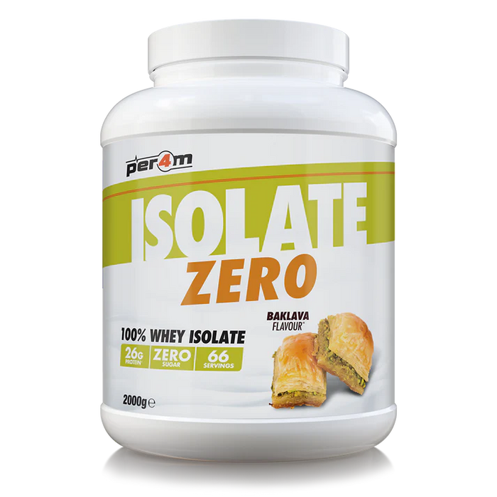 PER4M Whey Isolate – 26g Protein | Zero Sugar, Grass-Fed, Gluten-Free