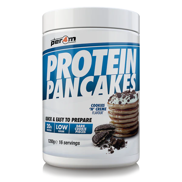 Per4m Protein Pancakes | 20g Protein | Chocolate Chip, Blueberry & Cookies & Cream 1.2kg