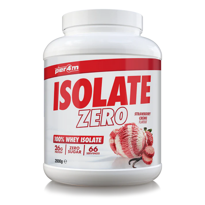 PER4M Whey Isolate – 26g Protein | Zero Sugar, Grass-Fed, Gluten-Free