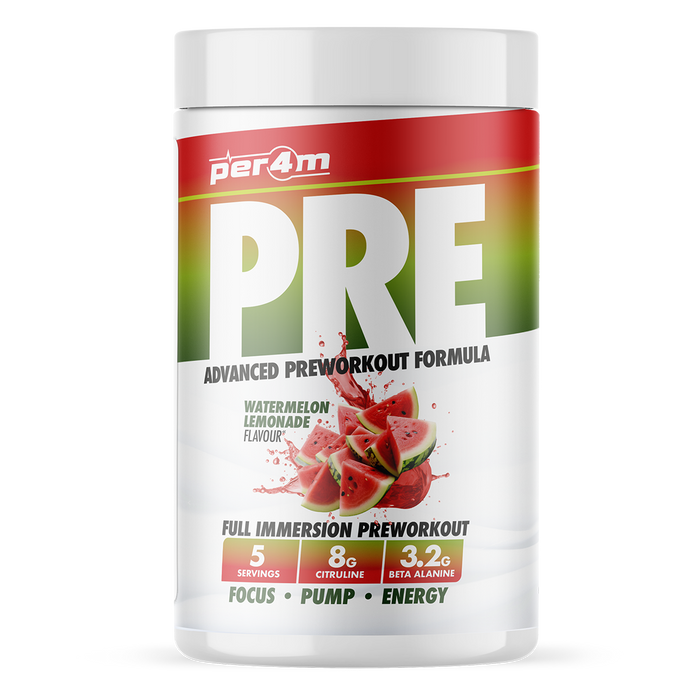 Per4m Pre Workout 5 Servings - Watermelon Lemonade - Pre Workout at MySupplementShop by PER4M Nutrition