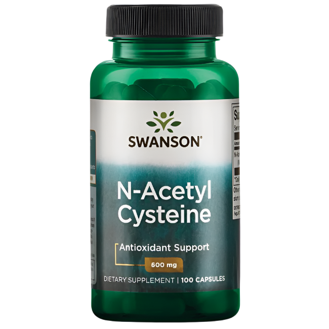 Swanson N-Acetyl Cysteine 600mg 100 Capsules