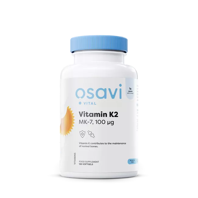 Osavi Vitamin K2 MK7 100mcg  120 softgels - Nutritional Supplement at MySupplementShop by Osavi