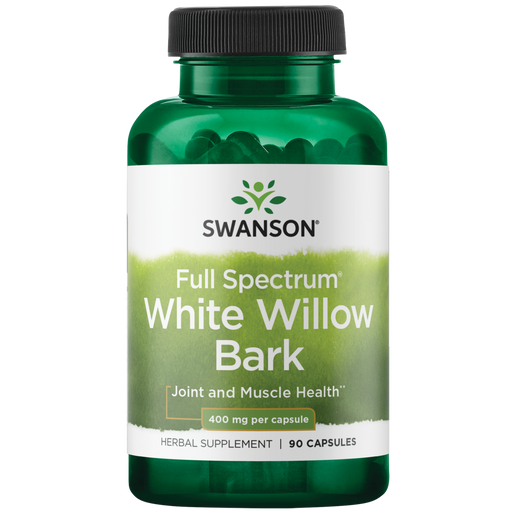 Swanson White Willow Bark, 400mg - 90 caps - Joint Support at MySupplementShop by Swanson