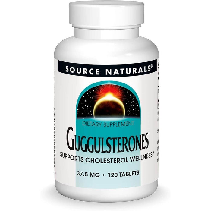 Source Naturals Guggulsterones 37.5mg 120 Tablets - Heart Health at MySupplementShop by Source Naturals