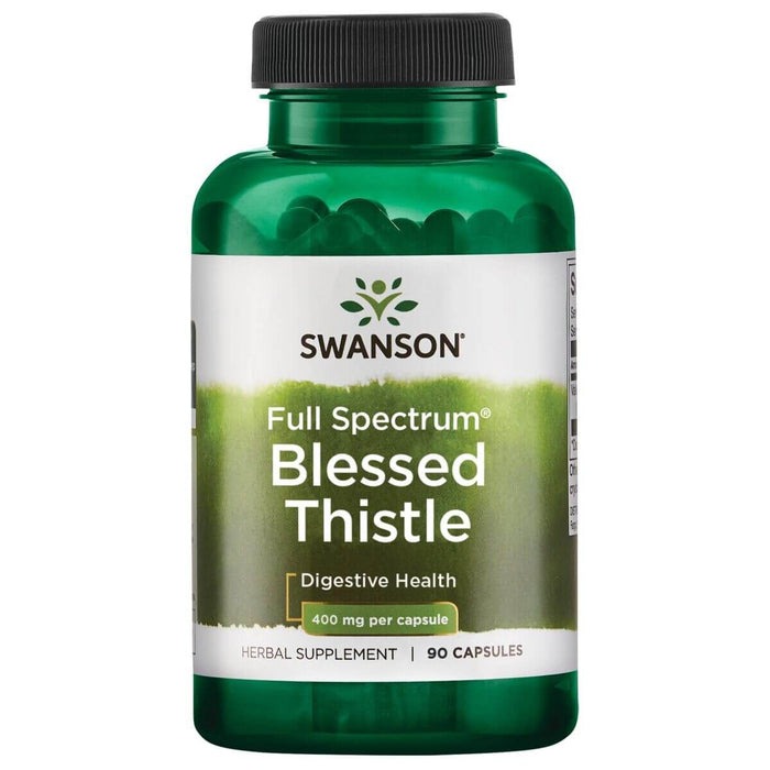 Swanson Blessed Thistle 400 mg 90 Capsules - Digestive Health at MySupplementShop by Swanson