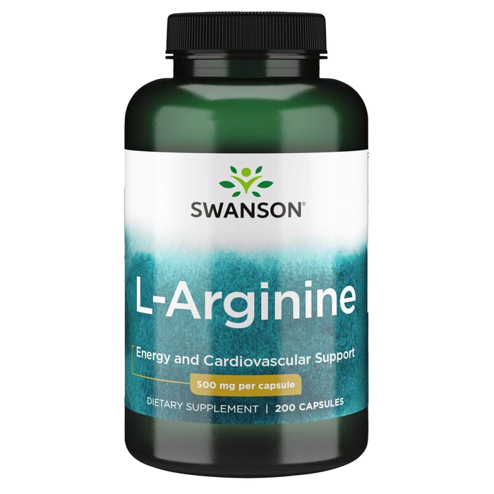 Swanson L-Arginine 500 mg 200 Capsules