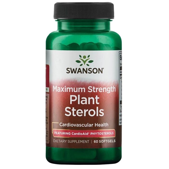 Swanson Maximum Strength Plant Sterols Featuring CardioAid Phytosterols 60 Softgels