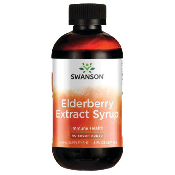 Swanson Elderberry Extract Syrup 8 fl oz Liquid