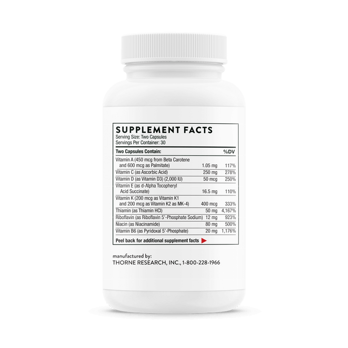 Thorne Research Basic Nutrients 2/Day 60 Capsules - Overall Health at MySupplementShop by Thorne