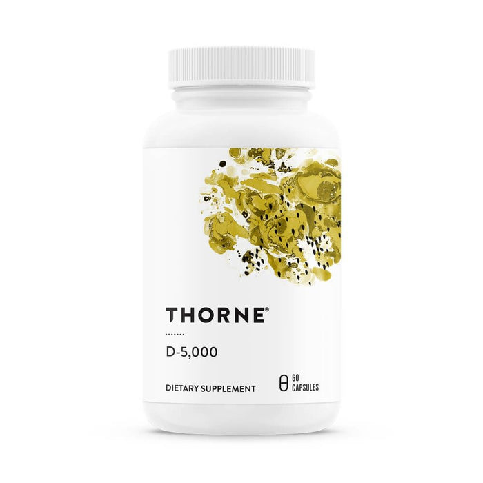 Thorne Research Vitamin D-5000 60 Capsules - Immune Support at MySupplementShop by Thorne