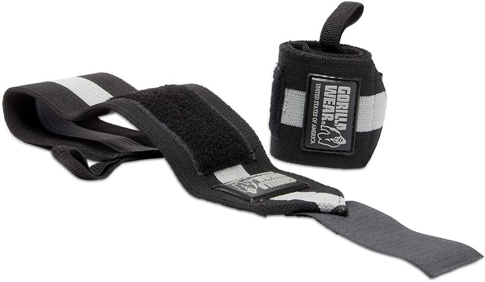 Gorilla Wear Wrist Wraps Ultra - Black/Grey - Wrist Wraps at MySupplementShop by Gorilla Wear