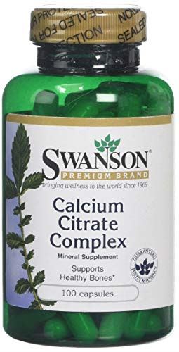 Swanson Calcium Citrate Complex 100 Caps - Health and Wellbeing at MySupplementShop by Swanson