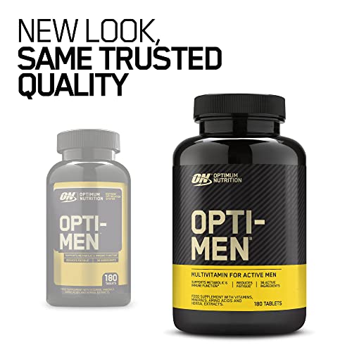 Optimum Nutrition Opti-Men Multivitamin 60 Servings 180 Capsules - Multivitamins at MySupplementShop by Optimum Nutrition