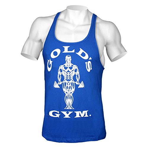 Golds Gym Stringer Joe Premium Vest Royal Blue - Stringer at MySupplementShop by Golds Gym