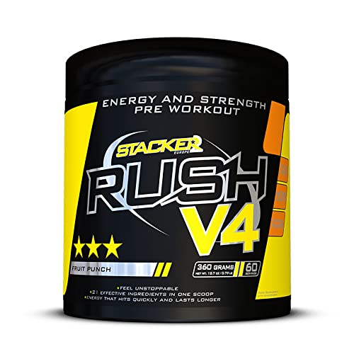 Stacker2 Europe Rush V4- 360 grams - Pre & Post Workout at MySupplementShop by Stacker2 Europe