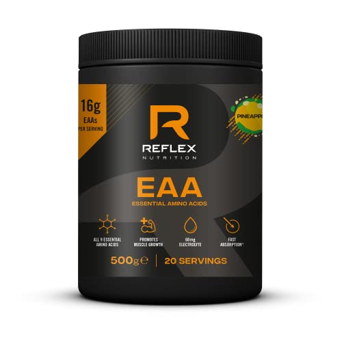 Reflex Nutrition EAA 500g Pineapple - Amino Acids and BCAAs at MySupplementShop by Reflex Nutrition