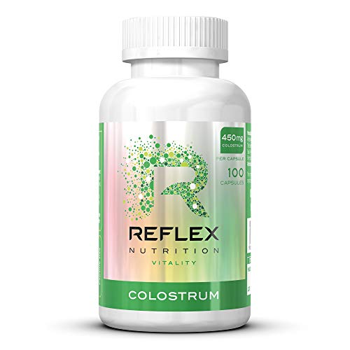 Reflex Nutrition Colostrum Caps 480mg 100 Caps - Health and Wellbeing at MySupplementShop by Reflex Nutrition